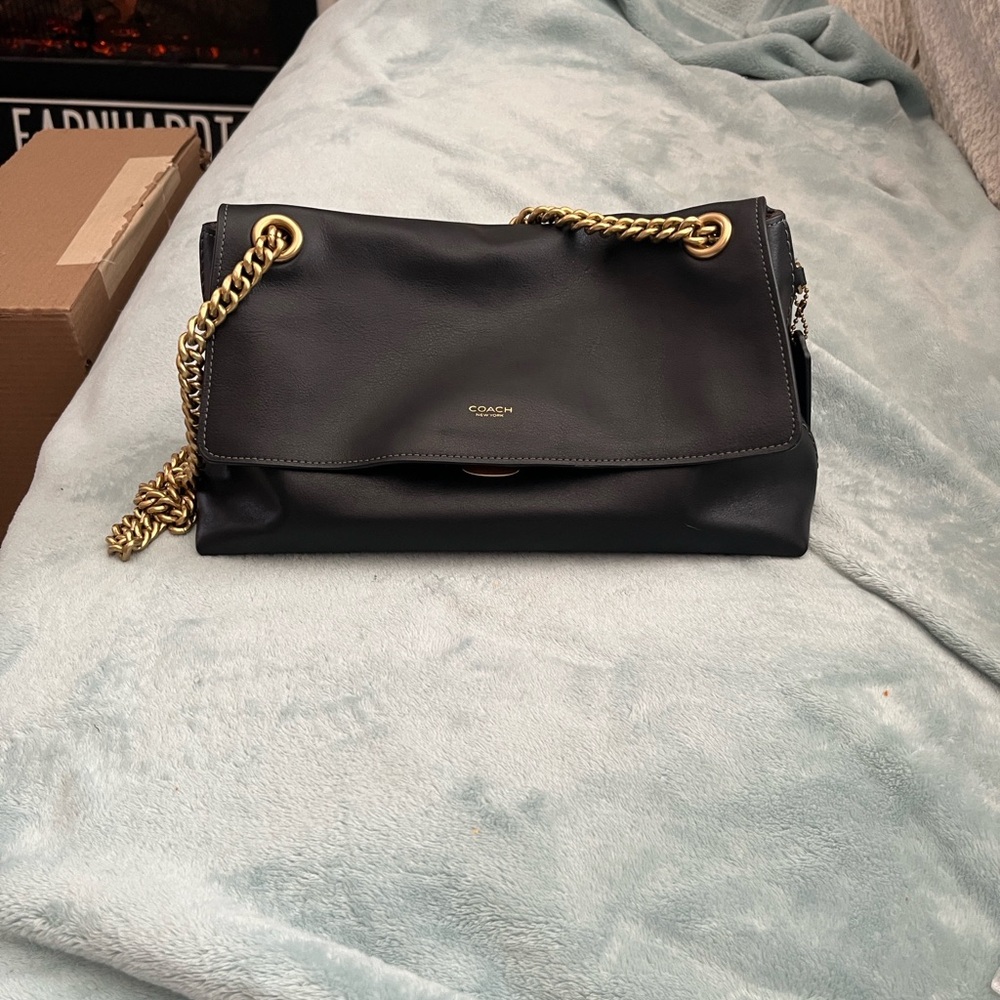 Coach Black Chelsea Shoulder Bag 30
With Chain - Picture 7 of 16